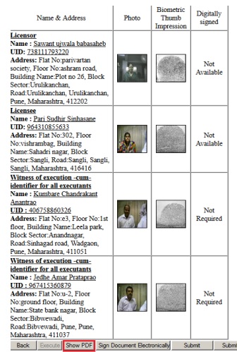 e registration adhar salagna mahiti pdf